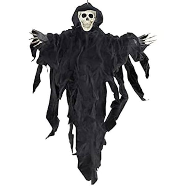 Dekorativt skelet - ATOSA - Deko Skelett - 78x57 cm - Sort - Blandet Svart