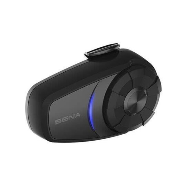 SENA 10S intercom til motorcykel 4 kanaler 1600 m Sort - 10S-02 Sort