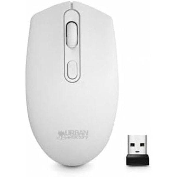 Langaton hiiri - URBAN FACTORY - FCM02UF - 1600 dpi - Monivärinen - Optinen Valkoinen