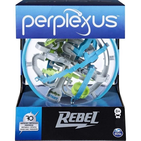 Perplexus - SPIN MASTER - Rebel Rookie - 3D labyrint hybrid legetøj - Spinning bold - Puslespil Rosa