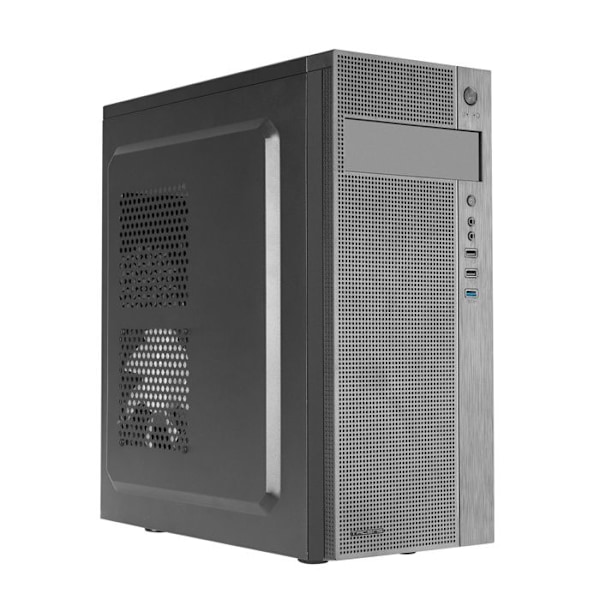 PC kabinet - Tacens - 2FERROX - Sort - 120mm blæser - Ekstern 5,25" bay