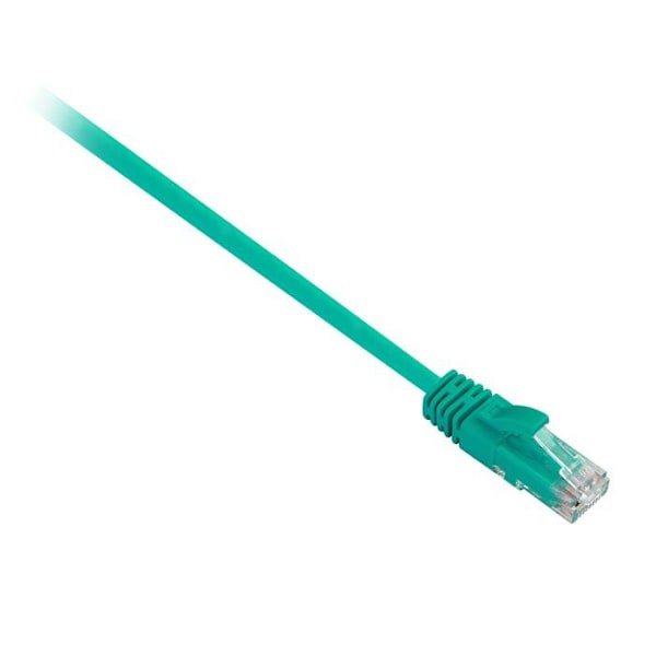 V7 netværkskabel V7CAT6UTP-02M-GRN-1E - 2 m Kategori 6 - Til modem, router, hub, panel, vægplade, pc