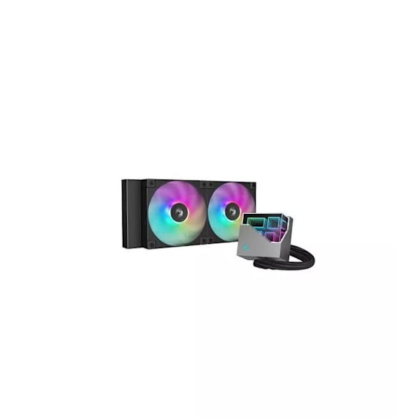 Vätskekylare - DEEPCOOL - LT360 ARGB - 12 cm - 600-2400 varv/min - Svart Svart
