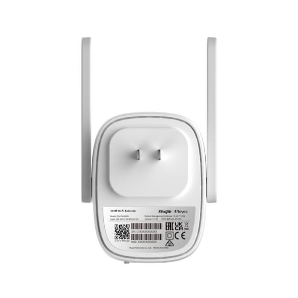 Ruijie RG-EW300R 300M Wi-Fi-förlängare Vit