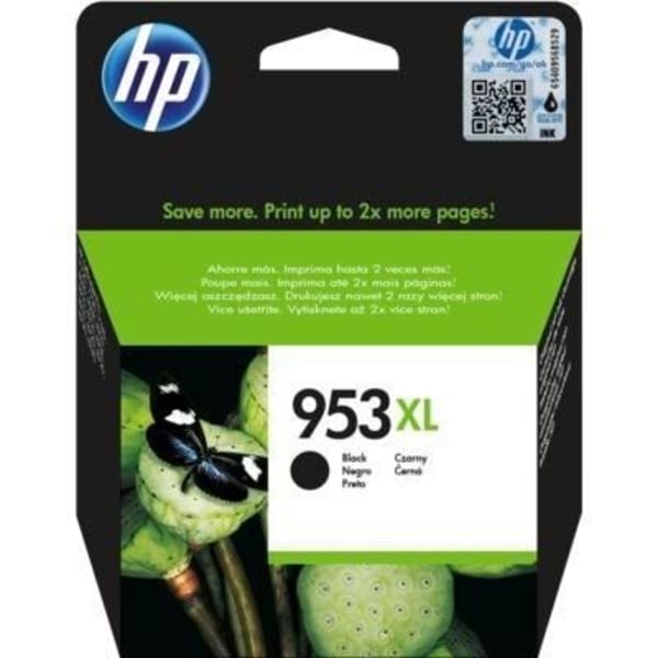 HP 953XL blækpatron - Høj kapacitet - Sort