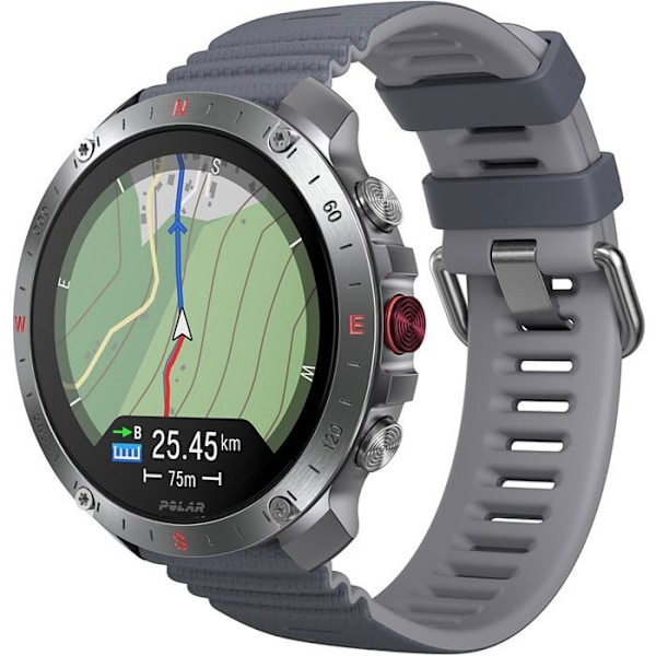 Trail klocka - POLAR - Grit X2 Pro - Dubbel frekvens GPS - Saphirglas - 10 dagars batteritid grå