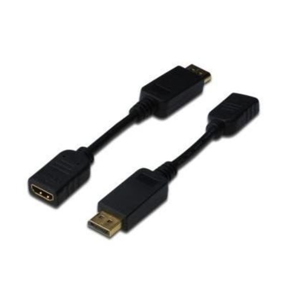 Digitus Displayport Adapter Kabel 0,15 m Sort