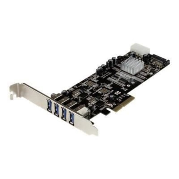 4-porttinen USB 3.0 PCI Express -ohjainkortti - STARTECH - PEXUSB3S42V - UASP- ja SATA/LP4-virtalähde