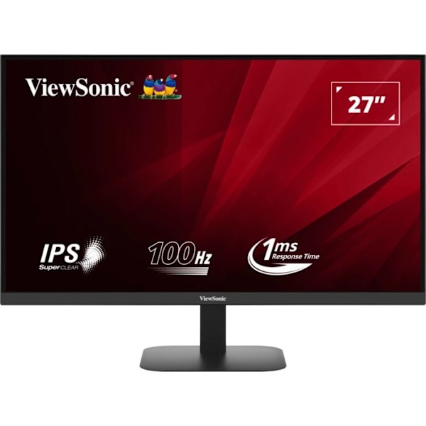 2,5K PC-skærm med 2560 x 1440 opløsning, 1 ms responstid, IPS-teknologi, HDR10, 100 Hz opdateringshastighed, tilslutning Sort