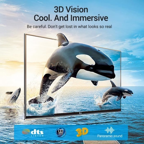 VENTION High Speed HDMI 2.1 HD-kabel 8K@60Hz til PS3/4 TV Monitor Projektor 1,5m