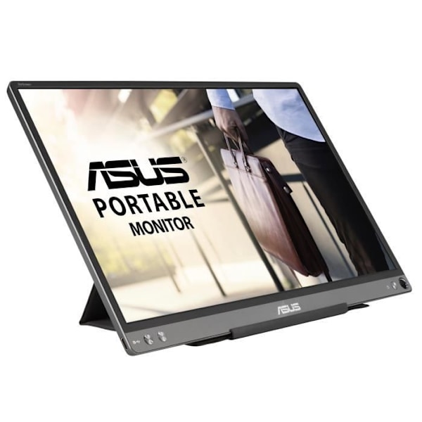 ASUS ZenScreen MB16ACE Mobile PC -näyttö - 15,6" - IPS - Full HD 1920x1080 px - 5ms - 60Hz - 220cd/m² - USB-C - Tummanharmaa