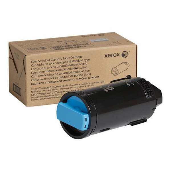 Tonerkassett - XEROX - VersaLink C500 - Cyan - För C500, C505 - Original