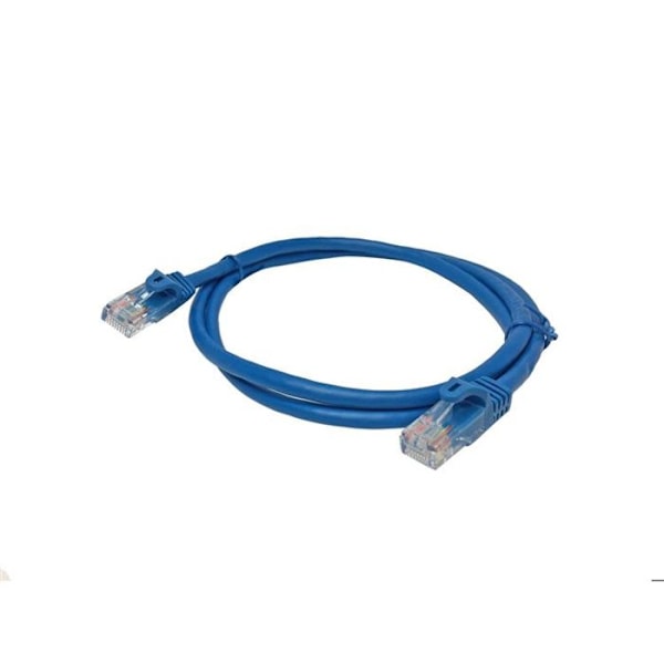STARTECH 1m Hookless Cat5e UTP netværkskabel - Anti-Snag RJ45 Ethernet ledning - M/M - Blå