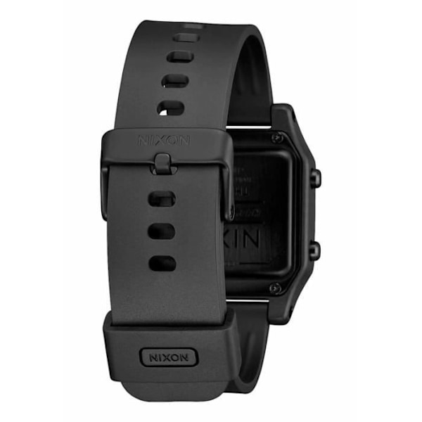 Ur - Nixon - Staple - Sort - Digital - Genanvendte plastmaterialer Sort/havblå positiv