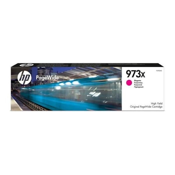Alkuperäinen HP 973X High Yield Magenta PageWide mustekasetti (F6T82AE) HP PageWide Pro 452/477/552/577 -tulostimelle