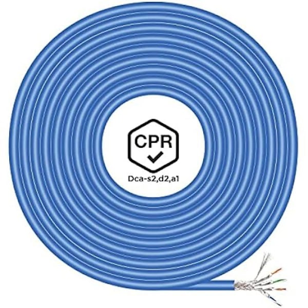 RJ45 LSZH CPR Dca Cat.7 600 MHz S/FTP AWG23 netværkskabel, blå, 305m - AISENS - A146-0665 Blå