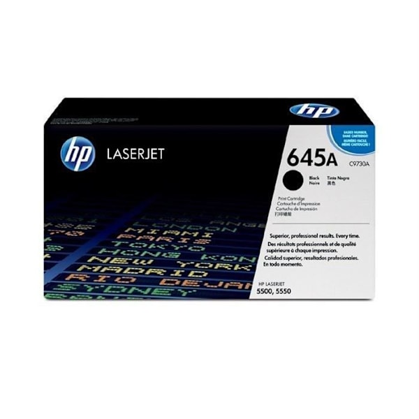 Original HP 645A sort tonerpatron til Color LaserJet 5500/5550 - Op til 13.000 sider