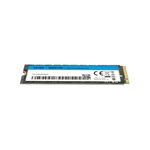 SSD-harddisk - Lexar - NM610 Pro - 1To - NVMe - M.2 2280 - 3300 Mo/s