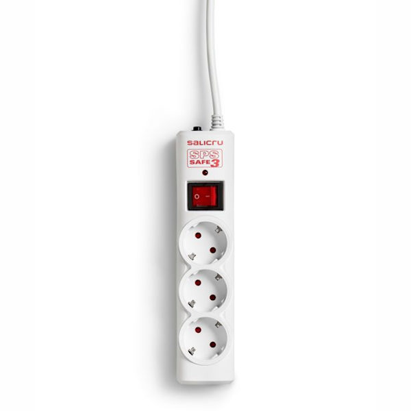 SALICRU SPS SAFE 3 Beskyttelse mod overspænding AC 250 V udgangsstik: 3 1,5 m