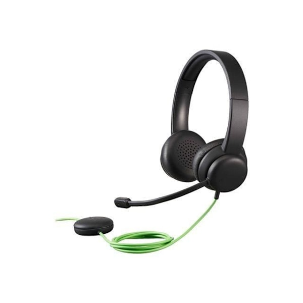 Headset mikrofon - kablet - USB-A - Acer - Acer AHW250 - Retail Pack - headset mikrofon - on-ear - lodret - kablet - USB-A - sort