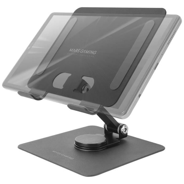 Support tablet - MA-RST - 2en1 - Rotation 360° - Højdejustering 180cm - Ultra-tyndt design Sort