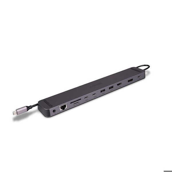 USB-C dock - LINDY - Mini Docking Station - 100 W - Ethernet 10/100/1000 Mbit/s - Antracit