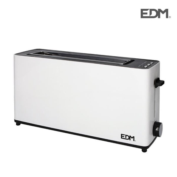 Leivänpaahdin - edm - 900w - pitkä aukko - valkoinen