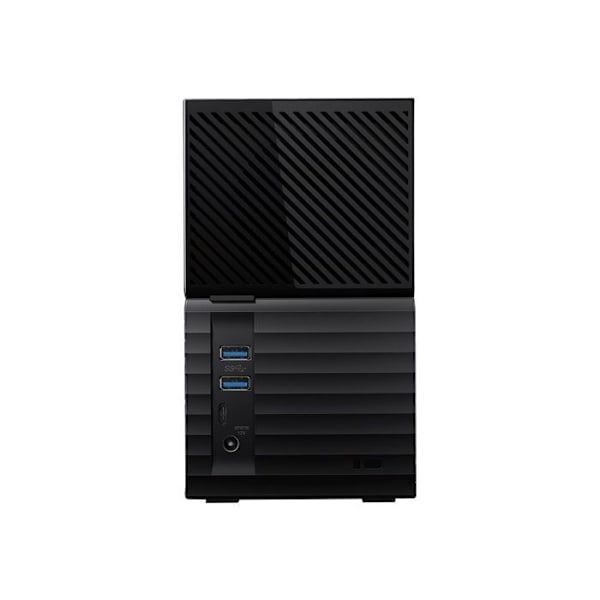 Diskplads - WESTERN DIGITAL - My Book Duo - 16TB - 8 TB - Sort - USB 3.0 - 3.5" Sort