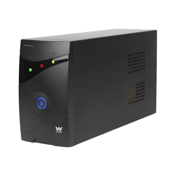 Woxter 650 VA Inverter 360 Watt 650 VA 7 Ah udgangsstik: 2 Sort
