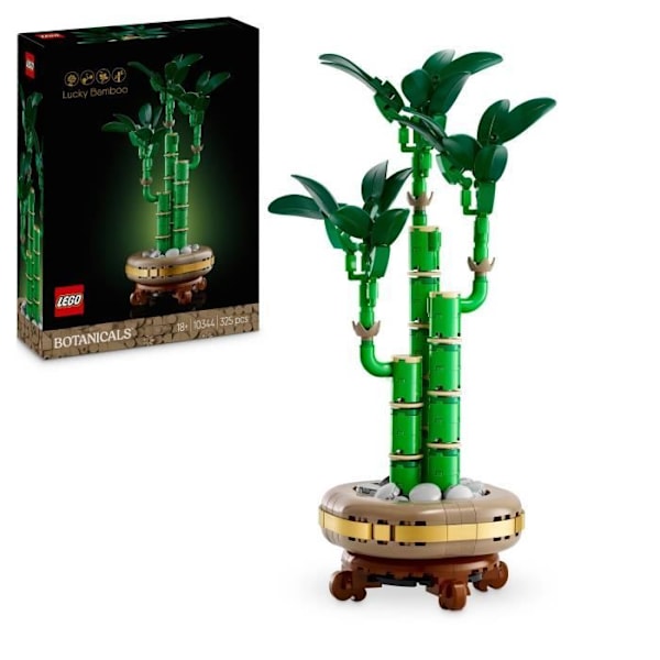 LEGO Botany 10344 Lucky Bamboo - Konstgjord växt och heminredning Grön