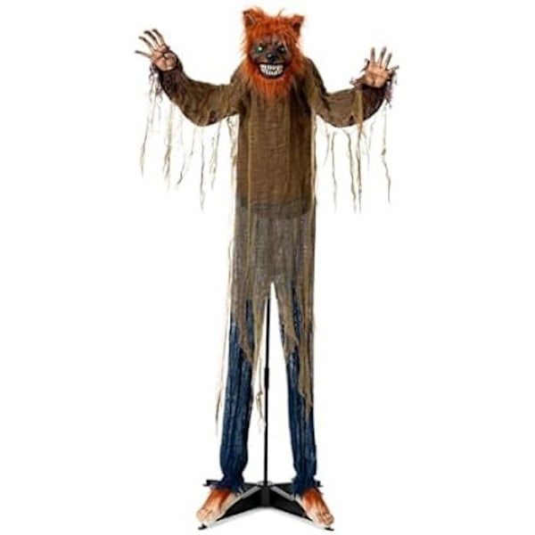 Kostume - VIVING - Animeret varulv - Størrelse 100 x 20 x 160 cm - Blandet - Voksen