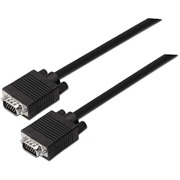 AISENS SVGA kabel - HDB15/macho-hdb15/han - 1,8 m - Sort