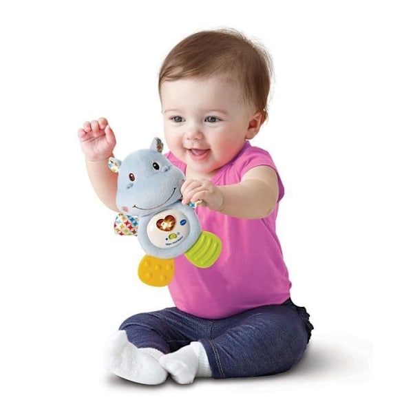 Hippopotamuksen purulelut Vtech Baby - Interaktiiviset purulelut - Sininen - Ääniefektit - Sekä pojille että tytöille