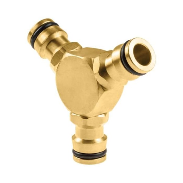 Tee-liitin 52-845 CELLFAST BRASS messinkiä