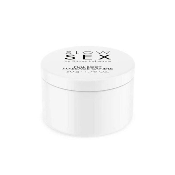 Massage ljus - BIJOUX INDISCRETS - Slow Sex - Vit - Subtil doft - Vuxen