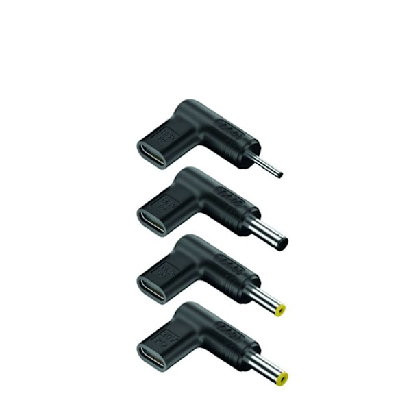 NGS BUD-AC : Paket med 4 USB-C strömadaptrar som är kompatibla med ACER bärbara datorer.