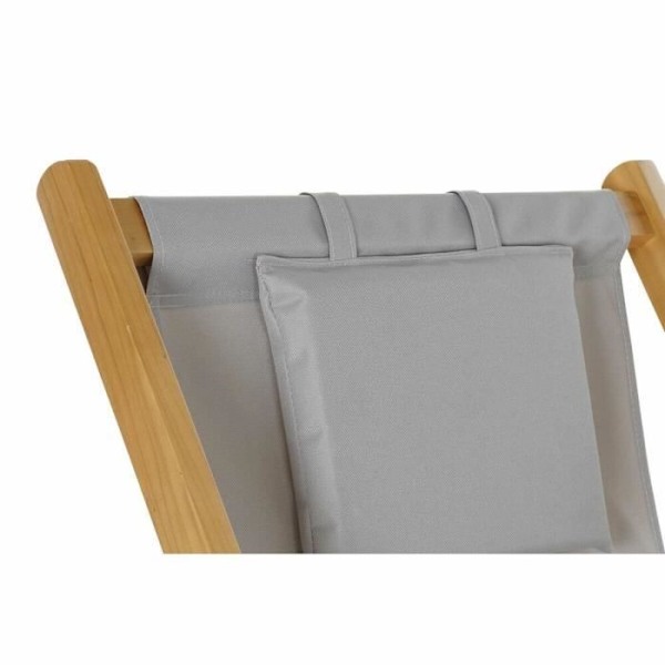 Lepotuoli - Tuntematon merkki - Harmaa - 77 cm - 57,5 cm - 113 cm