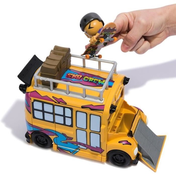 SPIN MASTER PLAYSET TRUCK SK8 CREW Teak Deck gult och svart