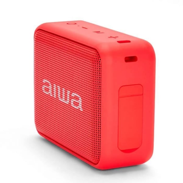 Bluetooth højttaler Aiwa BS-200RD rød TWS FM radio IPX6 6W RMS