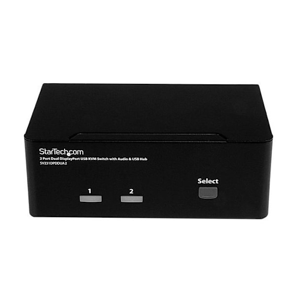 KVM-kytkin - StarTech.com - SV231DPDDUA2 - 4K Ultra HD - 2 porttia - Kaksoisnäyttö