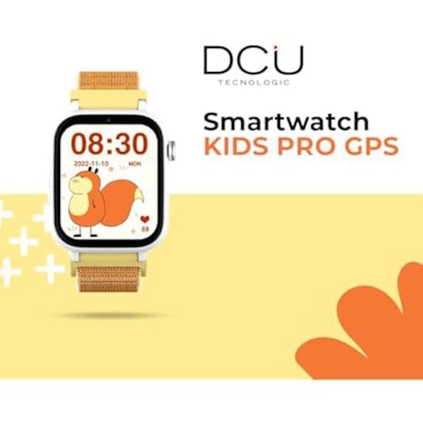 Børns Connected Watch - DCU TECNOLOGIC - GPS - Videoopkald - SOS knap - IP67