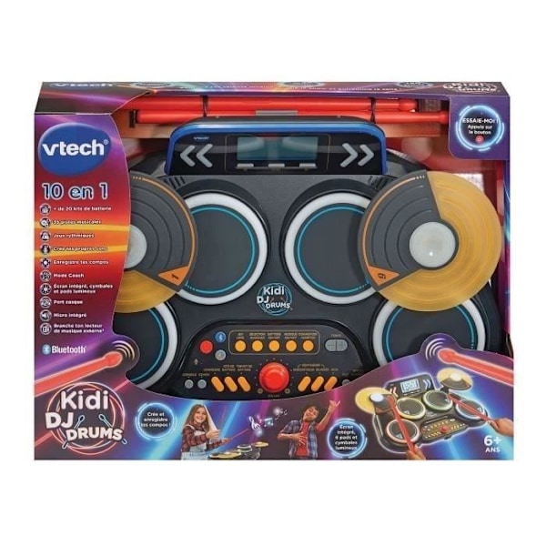VTECH KIDI DJ TRUMMOR Flerfärgad