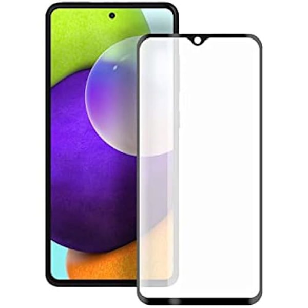 Skærmbeskytter - KSIX - Samsung Galaxy A03 5G - 9H hærdet glas - Ridsefast - Sort Svart