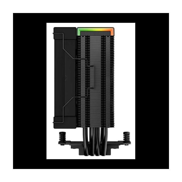 Luftkøler - DEEPCOOL - AK400 DIGITAL PRO - 12 cm - Sort - Kompatibel med AM4