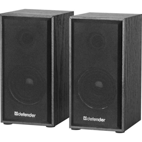 Kaiutin - Defender - SPK-240 - Langallinen - 6 W - Musta sort