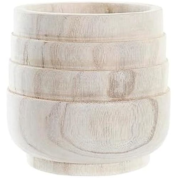 Blomkruka - DKD Home Decor - Standard - Brun - 17x17x16 cm - Inomhus kastanj