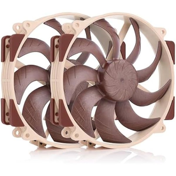 Ventilator - NOCTUA - NF-A14x25r G2 PWM Sx2-PP - Push-Pull Kit - 140 mm - Brun