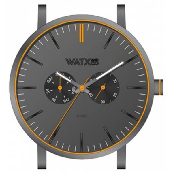 Ur - WATX&COLORS - GLOW WXCA2731 - Grå - Rund - Kvarts Grå