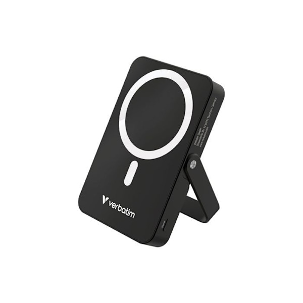 Batteri Ekstern - VERBATIM - Charge 'n' Go - 10 000 mAh - MagSafe - Hurtigopladning PD 22 W Sort