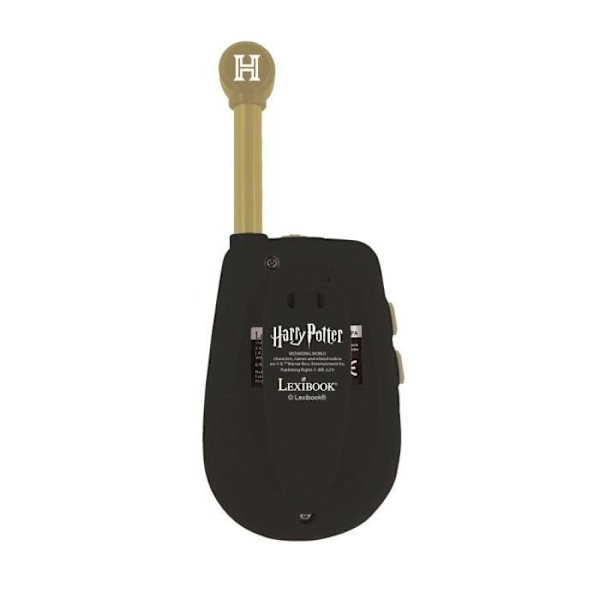 Digitale Talkie-Walkies Harry Potter - LEXIBOOK - Rækkevidde 2km - Lys Morse funktion sort